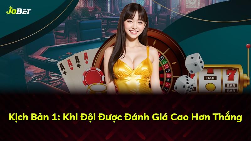 Kịch Bản 1: Khi Đội Được Đánh Giá Cao Hơn Thắng